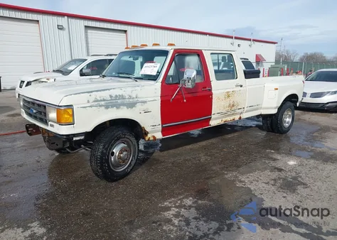 1991 Ford F350 z USA, uszkodzony, nr VIN 2FTJW35G8MCA43302